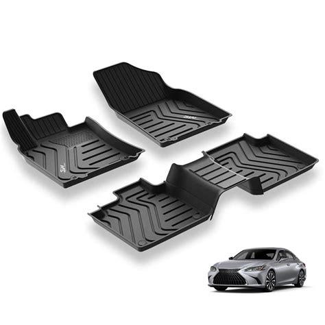 3W LEXUS ES 2019-2025 ES350 ES300h Custom Floor Mats Front Wheel Drive ...