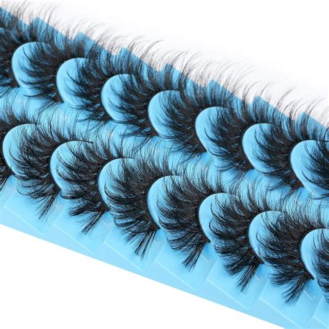 Buy wiwoseo Fairy Fluffy Mink Lashes Peri Cat Eyes Lashes Extension ...