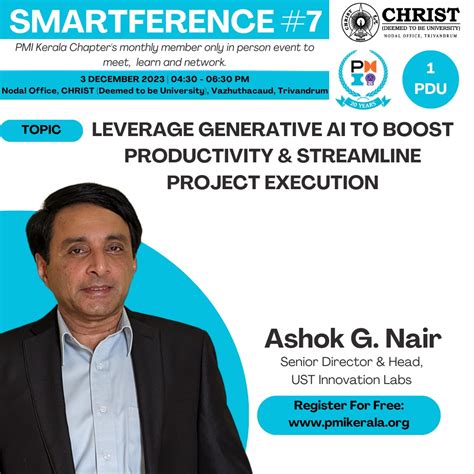 DEVEMBER 5, 2023: SMARTFERENCE; LEVERAGE GENERATIVE AI TO BOOST ...