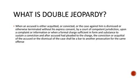 Double Jeopardy Definition