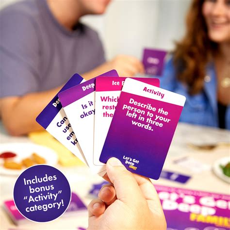 Let's Get Deep® Family Edition: The Ultimate Conversation Card Game ...