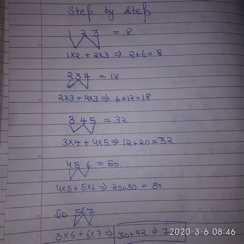 123=8 234=18 345=32 456=50 567=? - Brainly.in