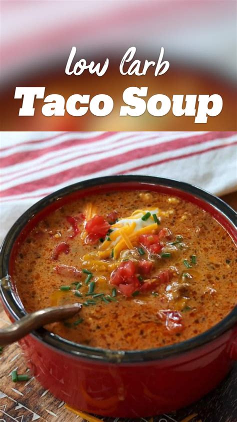 Easy low carb taco soup recipe with ranch dressing 5 ingredients – Artofit