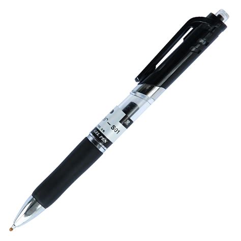 得力（deli）S01 按动中性笔黑色签字笔水笔碳素笔0.5mm 12支装--中国中铁网上商城