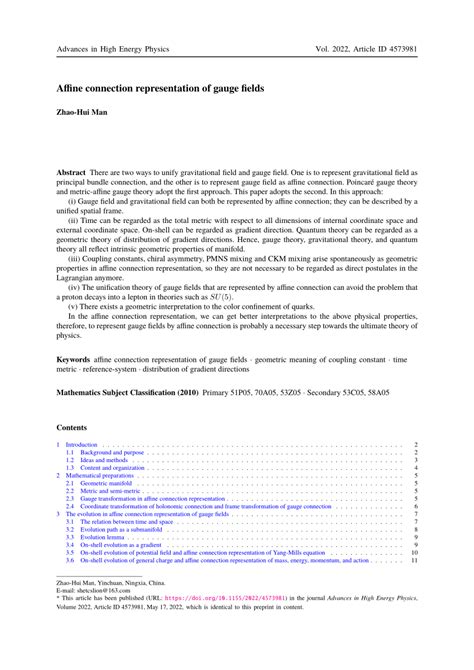 Image result for Affine Connection Definition