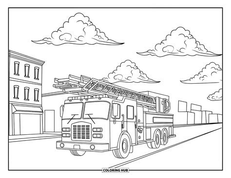 75+ Fire Truck Coloring Pages for Kids & Adults (Free Printable PDFs)
