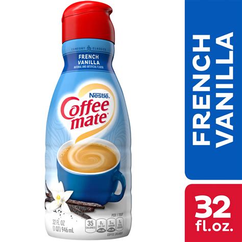 Nestle Coffee mate French Vanilla Liquid Coffee Creamer 32 fl oz ...