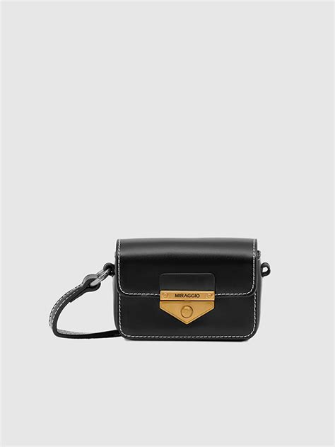 Buy Black Amy Micro Bag Online - Miraggio