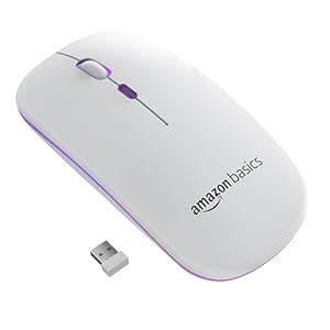 Amazon.in: Buy amazon basics Rechargeable Wireless Mouse with RGB LED ...
