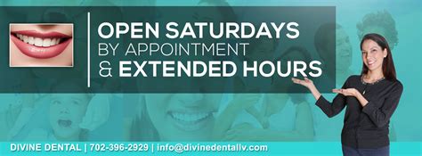 Divine Dental Open Saturdays - Divine Dental