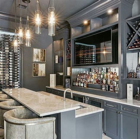 Modern Basement Bar Ideas at Zane Bear blog