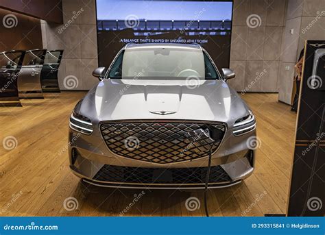 The New Genesis Car Model on Display Editorial Photo - Image of special ...