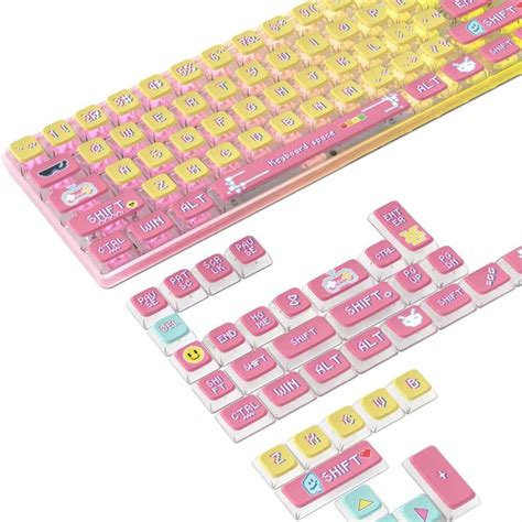 ATTACK SHARK 120 Key PBT Pudding Keycap Set ASA Profile With ...