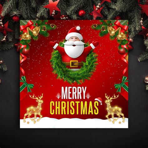 Merry Christmas Social Post Design (2) | Images :: Behance