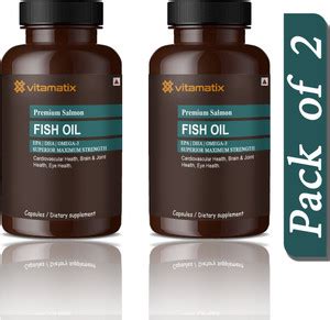 Vitamatix Salmon Fish Oil 1000mg Triple Strength 660mg (D217) Price in ...