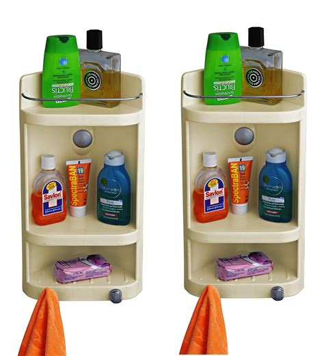 CIPLA PLAST Plastic Caddy Corner Cabinet | Bathroom Organiser | Corner ...