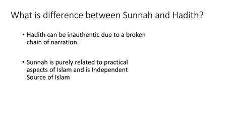 PPT - Hadith and Sunnah PowerPoint Presentation, free download - ID:8906470
