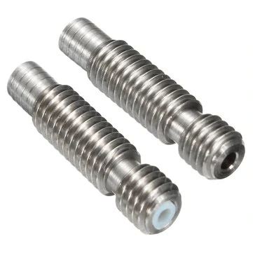 1pc 2 type m6x25 extruder accessory 1.75mm thread nozzle throat for 3d ...