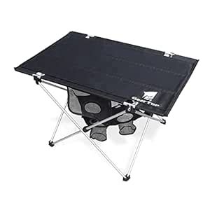 Geertop Lightweight Folding Camping Picnic Table with 4 Cup Holders ...