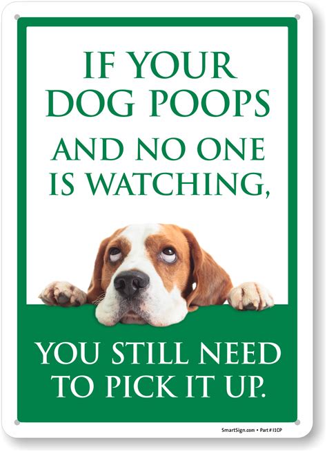 Image result for Dog Poop Signs