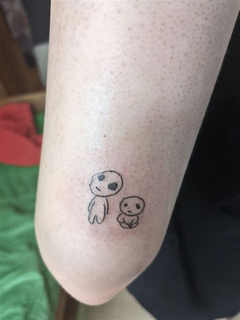 Princess Mononoke Forest Spirits Kodama Tattoo