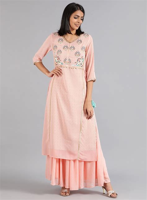 Buy Pink Crinkled Pants Online for Wishful