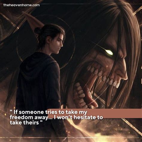 Snk Eren Quotes 10 Most Cringeworthy Attack On Titan Quotes