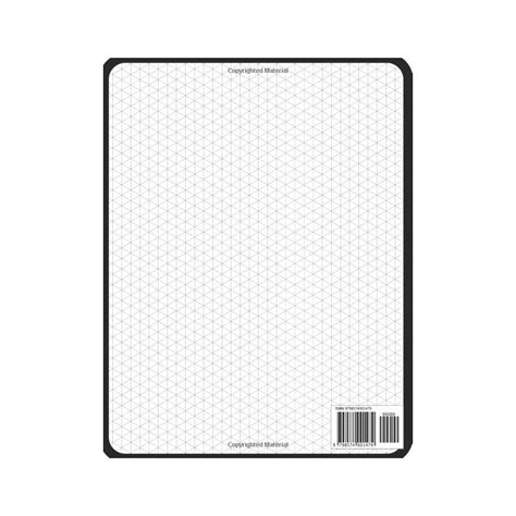 Isometric Graph Paper: 3D Drawing Isometric Notebook | Ubuy India