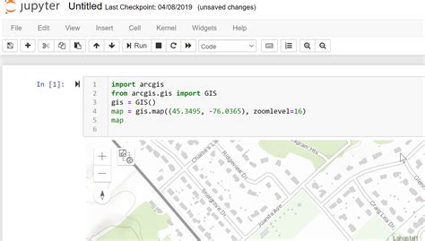 Esri Notebook Example 的图像结果
