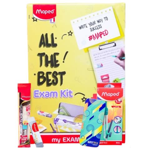 Maped All The Best Exam Kit | Multi Product Kit|Stationery Kit | Exam ...