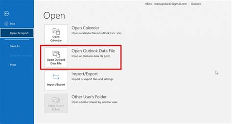 Image result for Open PST File