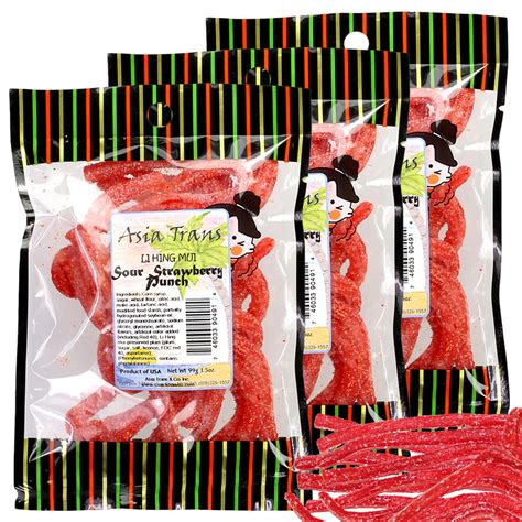 Buy Li Hing Mui Strawberry Punch at Snack Hawaii