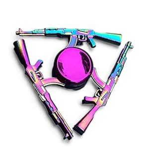 Velocious Rainbow Gyro Gun Hand Fidget Spinner Long Time Rotation Hand ...