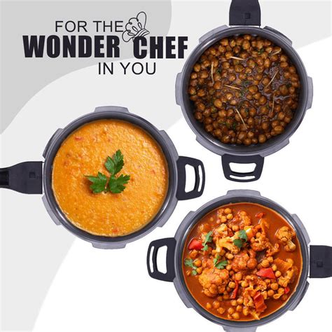 Wonderchef Taurus Hard Anodized Outer Lid Pressure Cooker 5L