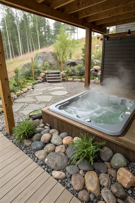 11+ Inspiring Under Deck Hot Tub Ideas | Hot tub garden, Hot tub ...