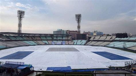 SA vs AUS Weather Report: Covers on field as Kolkata rain to halt WC ...