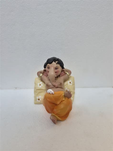 Resting Ganesha, 4" – Trimurti Studio