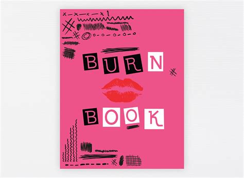 Printable Burn Book
