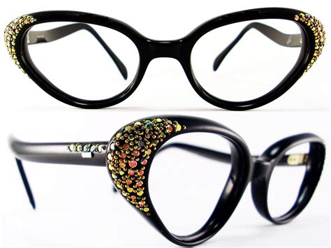 Vintage Eyeglasses Frames Eyewear Sunglasses 50S: VINTAGE CAT EYE ...
