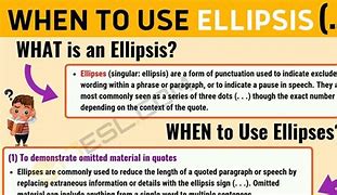 Image result for Ellipsis