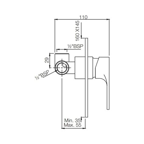 Jaquar 1 Way Diverter Vignette Prime VGP-ACR-81227K Normal Flow - Anti ...
