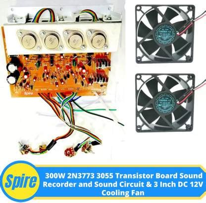 Spire 3773(3055) Powerful Transistor Audio Amplifier Board HEAT SINK ...