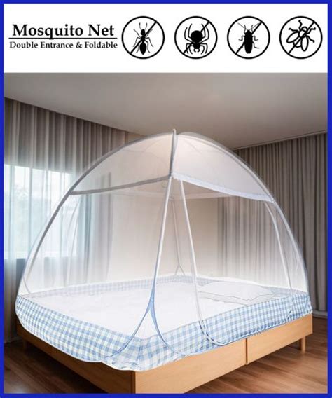 Classic Mosquito Net for Single Bed Foldable Machardani Strong 30GSM ...