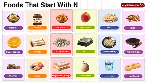 Foods That Start With V In English With Pictures