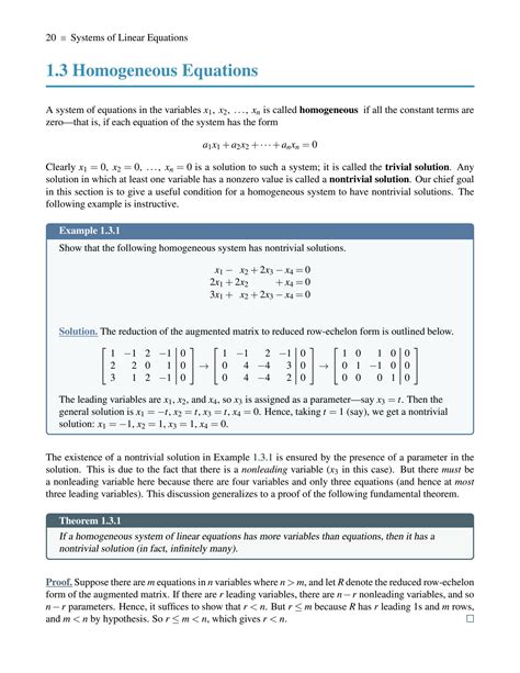 Image result for Example of Homogeneous Equation