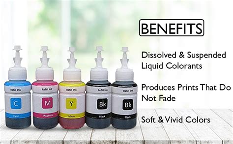 Inkclub Compatible Refill Ink for Epson L220, L100, L110, L130, L200 ...