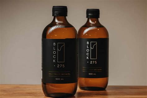 BLOCK 275 Cold Pressed Canola Oil 500mL bottle | The Backyard Pantry