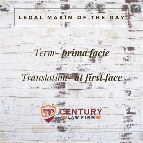 Prima Facie - Legal Maxim Meaning and Explanation