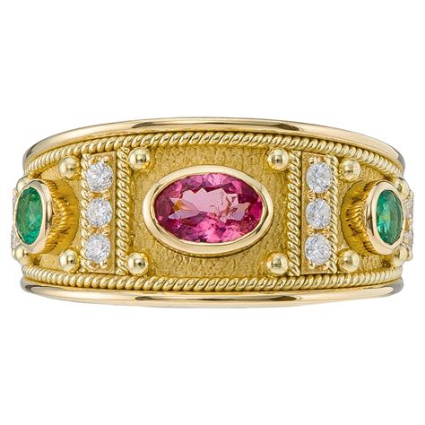 18K Byzantine Gold Laurel Ring For Sale at 1stDibs | laurel name ...