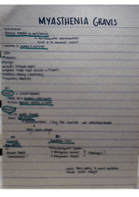 SOLUTION: Myasthenia Gravis - Medical Surgical Nursing - Studypool